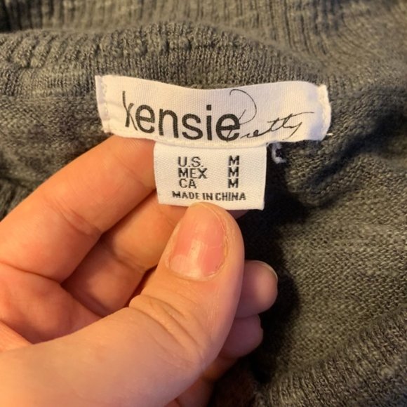 Kensie Oversized Sleeveless Cowl Neck Sweater Med - Picture 5 of 5